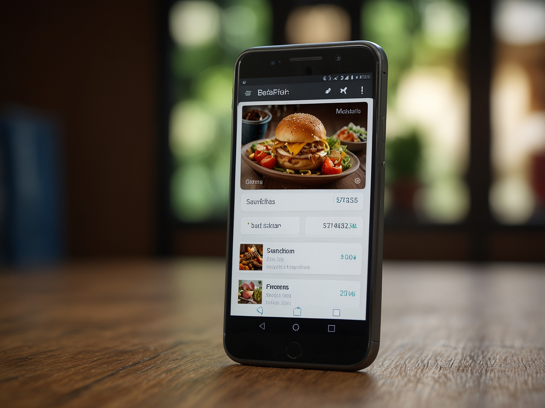 Betafriq mobile app on smartphone